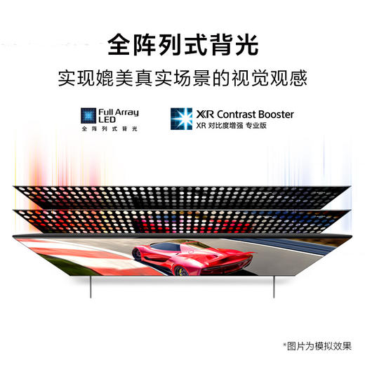 索尼（SONY）XR-75X90K 75英寸 大屏4K超高清120Hz疾速高刷安卓智能网络液晶平板电视 2022年款游戏电视 商品图5