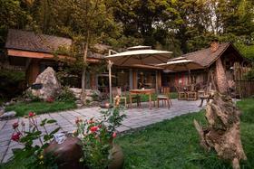 【都江堰-317号】单房预定，8房山野温泉私汤民宿，赵公山上、避暑耍水ZRCB