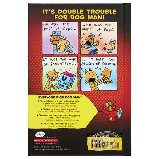 【中商原版】Dog Man 3 A Tale of Two Kitties 神探狗狗3 2021年新版 英文原版进口 儿童桥梁漫画图像小说 小初文学图画小说 商品图1