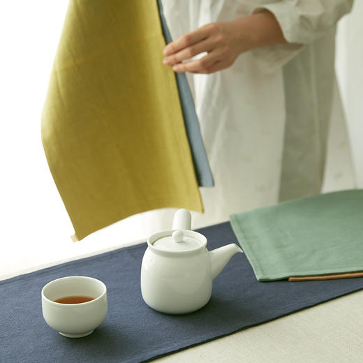 春色亚麻茶巾茶布吸水茶桌垫子 商品图2