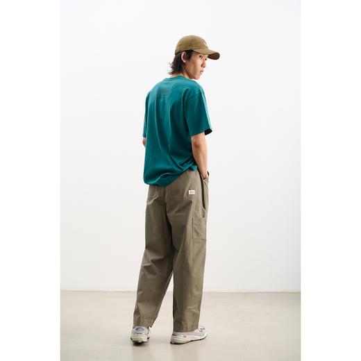 吃茶去chichaqu宽松木匠裤工装长裤 商品图0