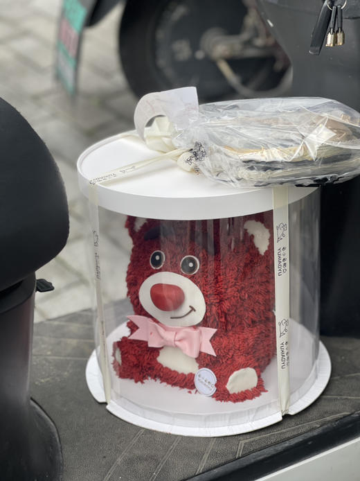 🍓熊立体半翻糖蛋糕 商品图3