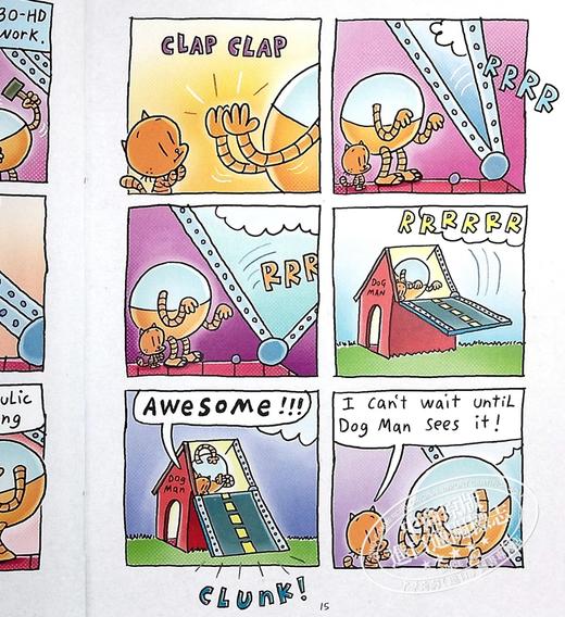 【中商原版】Dog Man 5 Lord of The Fleas神探狗狗05 2021年新版 Captain Underpants同作者 英文原版 儿童桥梁漫画图像小说 商品图7