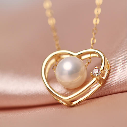 美裕 【怦然心动】银925淡水珍珠链坠6.5-7mm白105128 商品图4