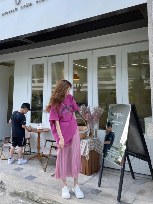 （清仓现货）【社群供】盐甜系套装网红炸街穿搭火龙果色 商品图2