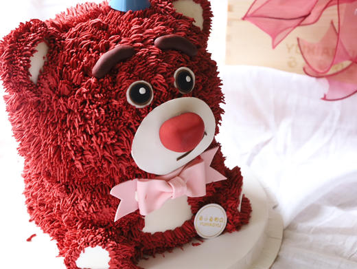 🍓熊立体半翻糖蛋糕 商品图6