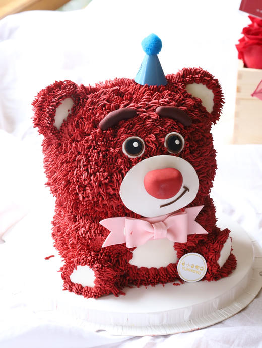 🍓熊立体半翻糖蛋糕 商品图4