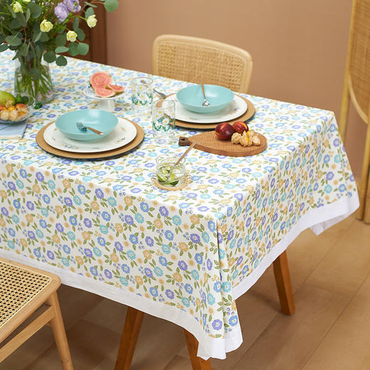 花手鞠系列碎花餐桌布法式田园桌布 商品图1