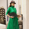 绿罗裳盘绳绣连衣裙 | 杨丽萍老师同款 | 现货加急发 商品缩略图2