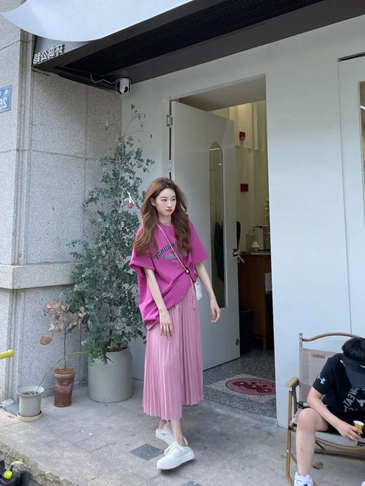 （清仓现货）【社群供】盐甜系套装网红炸街穿搭火龙果色 商品图1