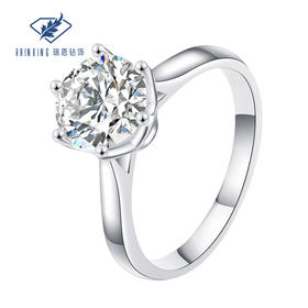 瑞恩18K金钻石女戒DRATRF447