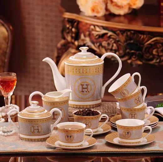 戴德生活馆博玉骨瓷咖啡杯套装 商品图0