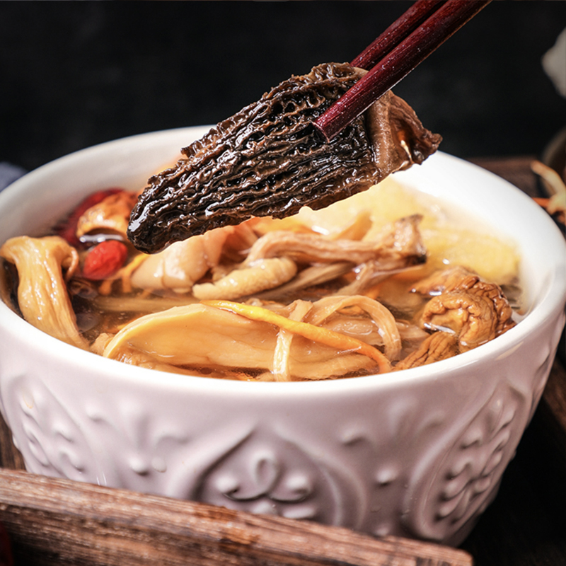 云南昭通盐津山珍七彩菌汤包科学配比加入名贵野生菌70g/盒*2盒装