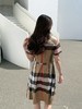 女格仔短袖连衣裙125866 商品缩略图3