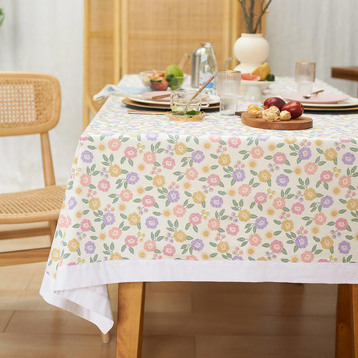 花手鞠系列碎花餐桌布法式田园桌布 商品图2