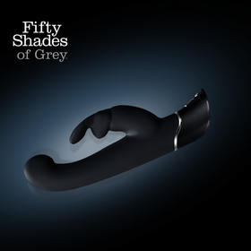 英国50度灰充电震动棒女用阴蒂刺激计点高潮双震成人用品