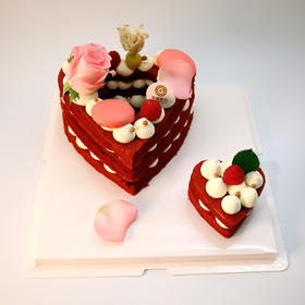 520情人节心形蛋糕