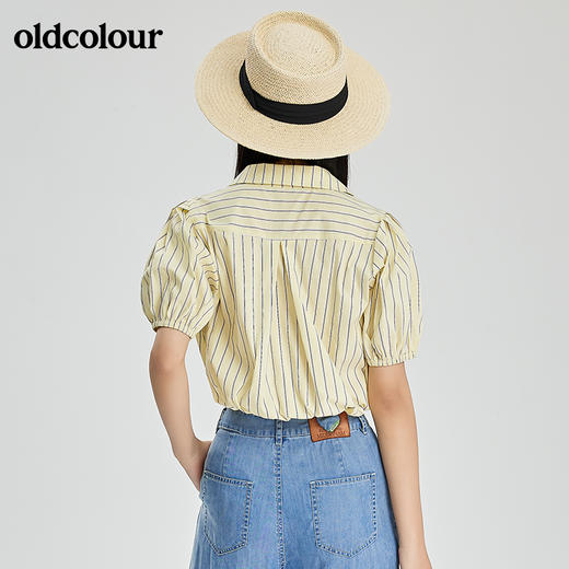 oldcolour夏季新品休闲短袖套头衫女BO22011077B 商品图3