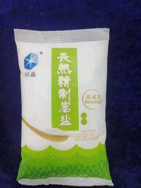 【成都绿色街区】（川晶）天然精制岩盐 350g 物业中心自提 cd