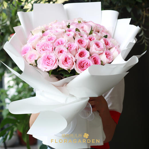 【翩若惊鸿】52支洛神玫瑰花束 商品图1