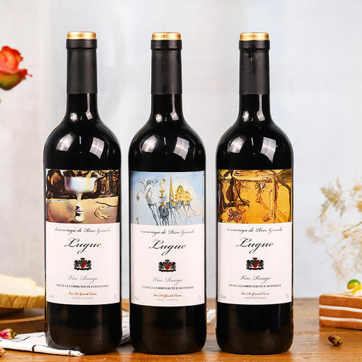 法国进口露歌左岸鲁仙世家 14°干型750ML*3支红酒礼盒[福利品] 商品图0