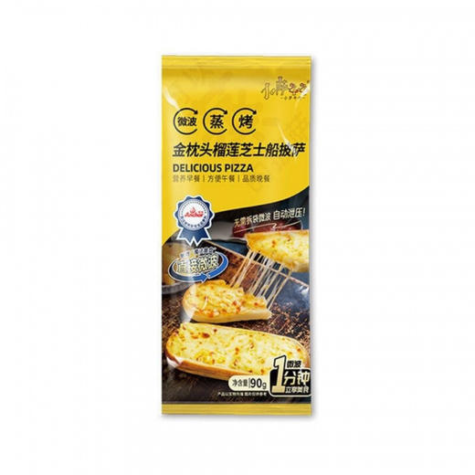 小萨牛牛微波芝士船90g/包 榴莲口味 商品图0