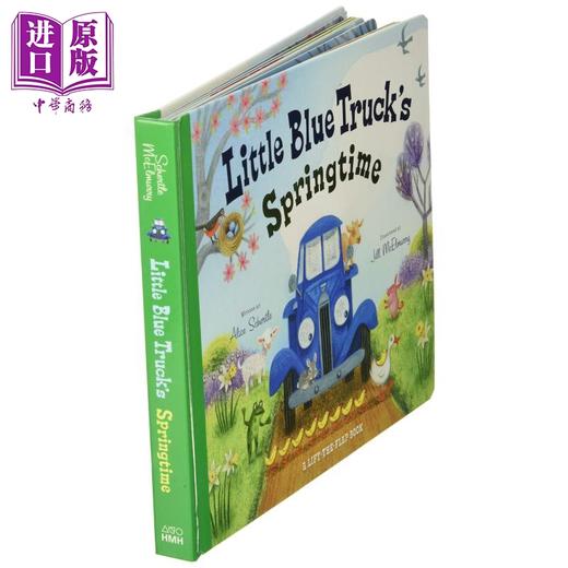 【中商原版】Little Blue Truck's Springtime 蓝色小卡车，春天来了 英文原版 进口原版 4岁以上 儿童纸板书 Alice Schertle 商品图1
