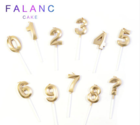 数字蜡烛| falanc cake