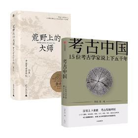 考古中国+荒野上的大师 套装2册 许宏 著 历史