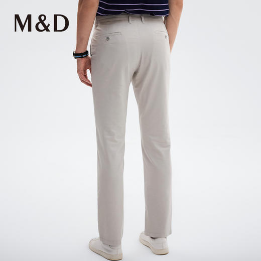 M＆D/名盾莫代尔百搭修身商务薄休闲裤夏季新款直筒长裤子男士 商品图3