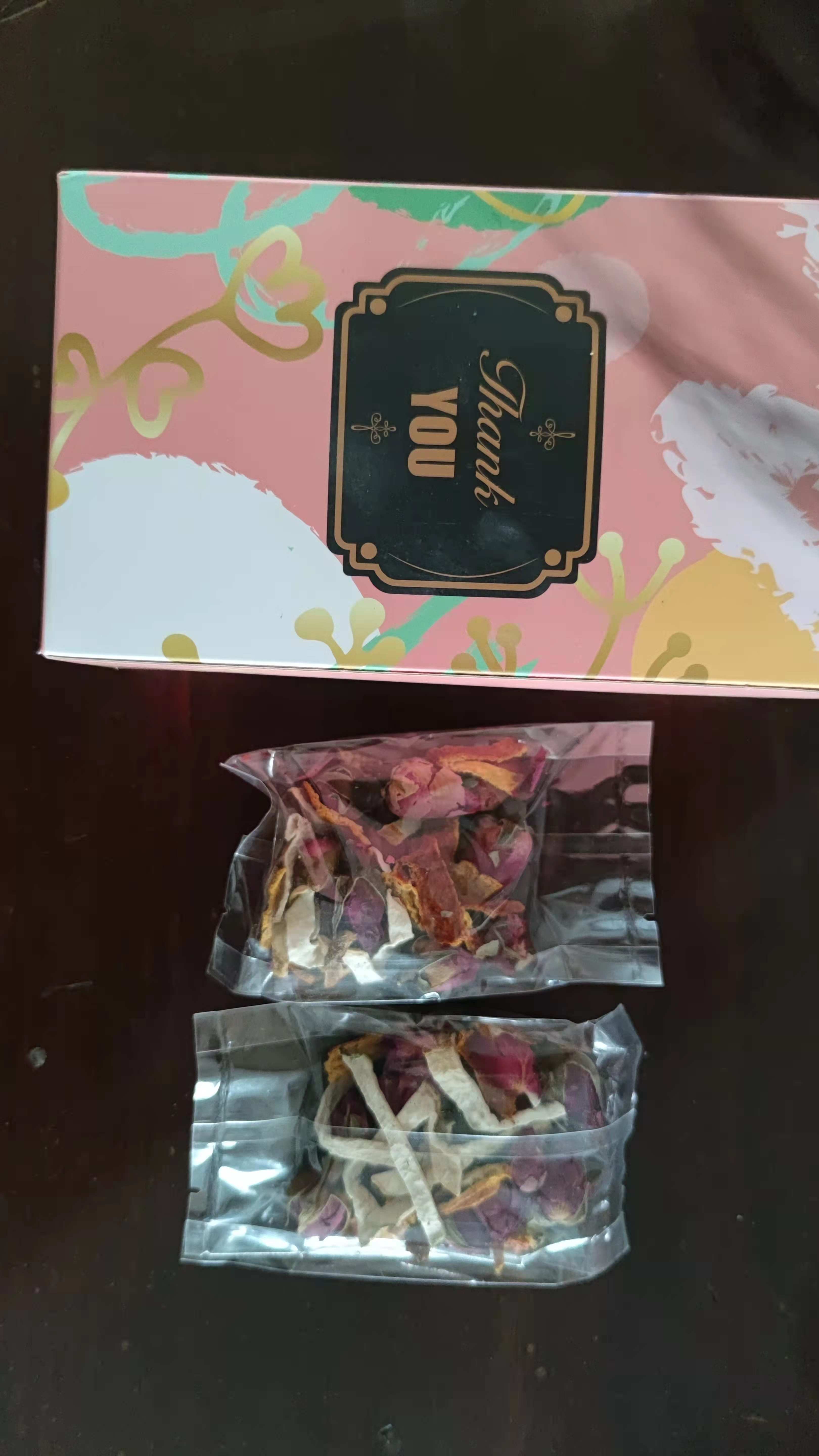开心花茶:玫瑰 月季花 陈皮 佛手