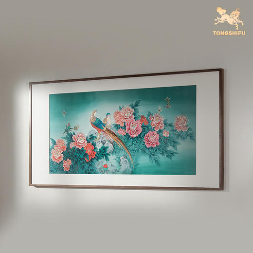 铜师傅 手工錾刻 铜雕画《锦上添花》装饰画 商品图3