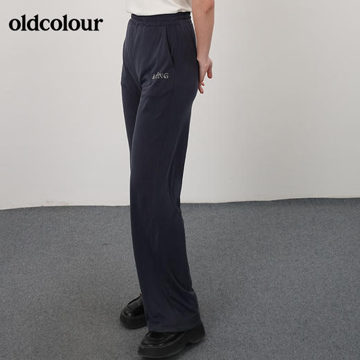 oldcolour21夏纯色简约休闲高腰显瘦阔腿裤N21073116 商品图2