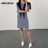 oldcolour21夏商场同款条纹T恤短袖连衣裙N21101501G 商品缩略图0
