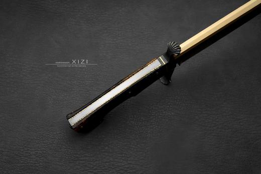 三希堂  现代刀系列  金背博伊  未开刃 商品图6