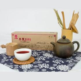 中茶六堡茶 特级窖藏六堡茶外贸5101黑茶散茶200g 中粮茶叶