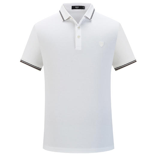 M＆D/名盾黑科技抗菌冰氧酷商务短袖男士Polo衫夏季降温翻领半袖T 商品图4