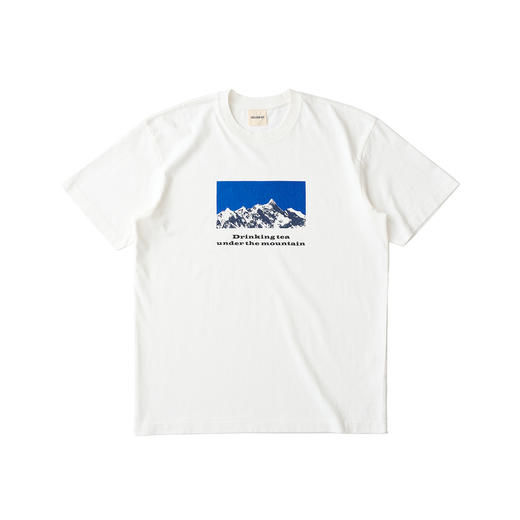 吃茶去chichaqu全棉T恤 雪山下喝茶 商品图4