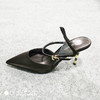 IUIU SECOND 夏季超高跟牛皮尖头后空凉鞋U20AH19461 商品缩略图6