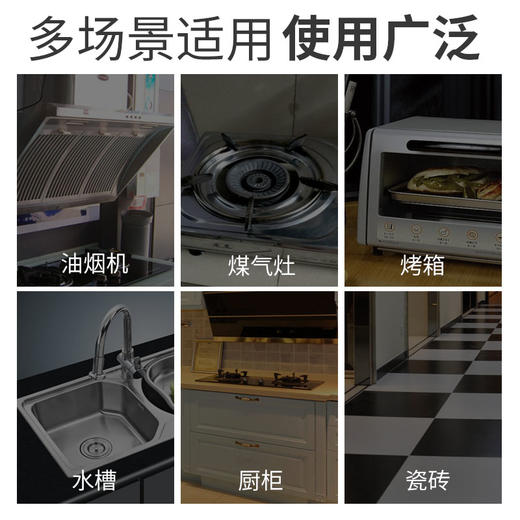 【瓦解油污 德国配方 清新净味】家用厨房清洁强力去污通用污渍多功能泡沫清洗剂 商品图5