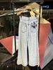 雪花牛仔直筒裤 商品缩略图1