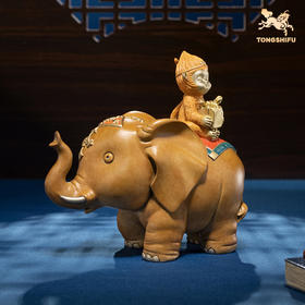 铜师傅 铜摆件《封侯拜相》 工艺品家居饰品大象酒柜客厅装饰品