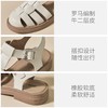 ZHR包头凉鞋女2022年新款夏季复古平底罗马鞋百搭软底沙滩鞋 商品缩略图4
