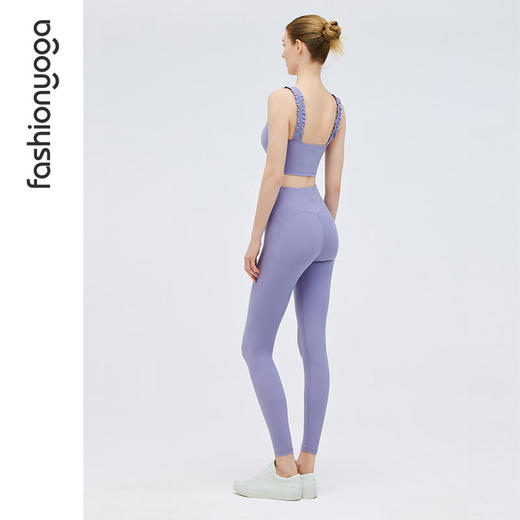 凡圣瑜伽低强度可外穿背心时尚简约短上衣健身运动内衣女FY12204 商品图13