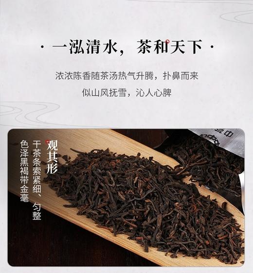 中茶六堡茶 特级窖藏六堡茶外贸5101黑茶散茶200g 中粮茶叶 商品图2