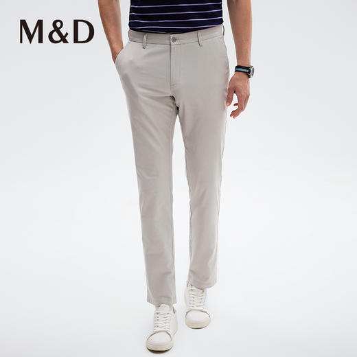 M＆D/名盾莫代尔百搭修身商务薄休闲裤夏季新款直筒长裤子男士 商品图1