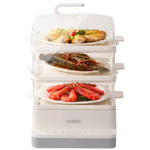 【199元/台】摩兰德多功能3层组立式烹饪电蒸锅（1103470） 商品图0