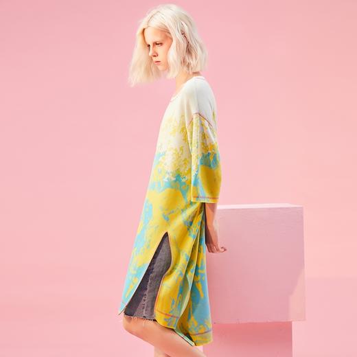 圆领提花针织连衣裙 商品图2