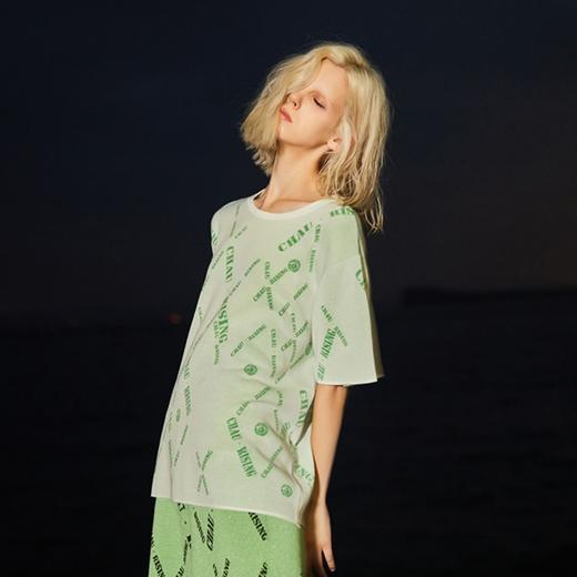 圆领字母针织上衣 商品图5