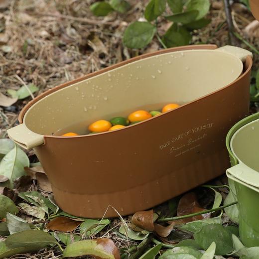 【食品级PP】宜品猫北欧风简约双层果蔬沥水篮 商品图4